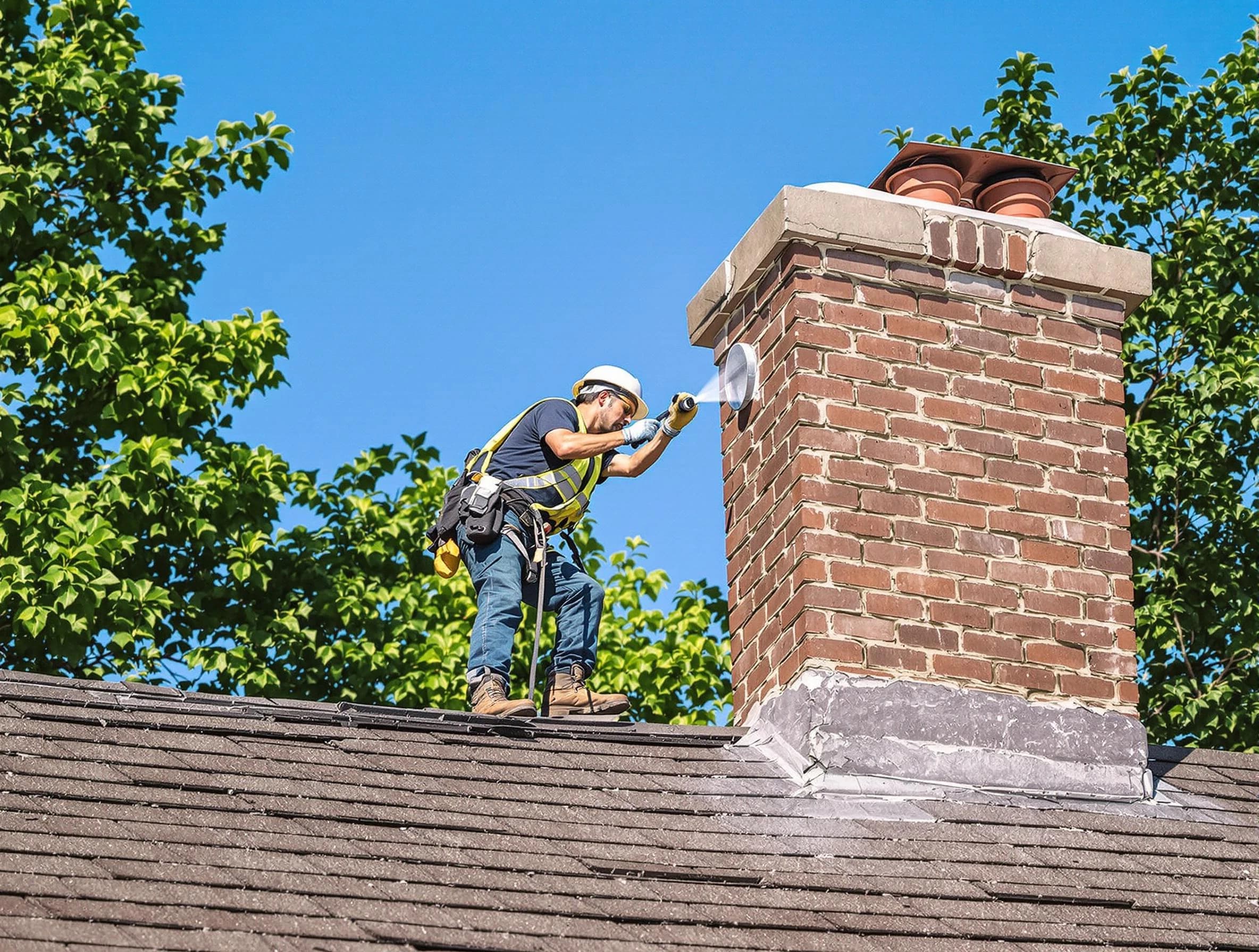 Locust Grove Chimney Sweep performing an inspection with advanced tools in Locust Grove, GA