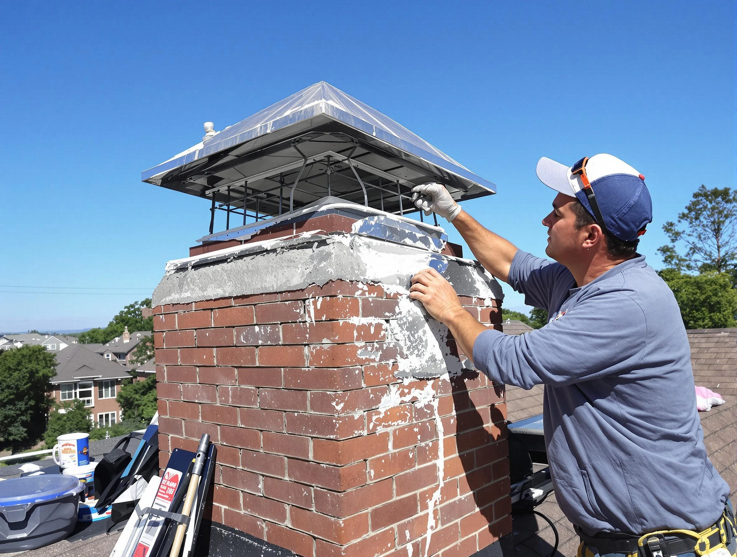 Chimney Crown Services service in Locust Grove, GA