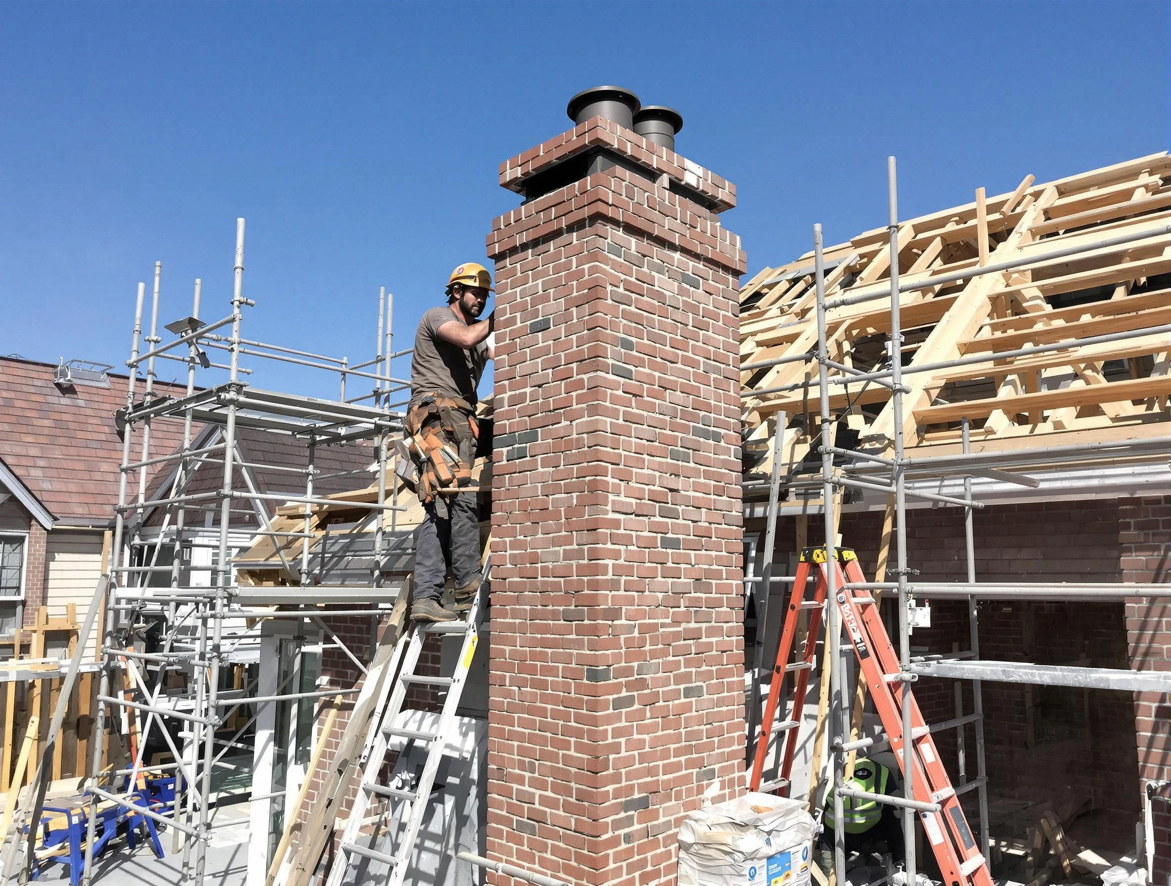 New chimney installation completed by Locust Grove Chimney Sweep in Locust Grove, GA