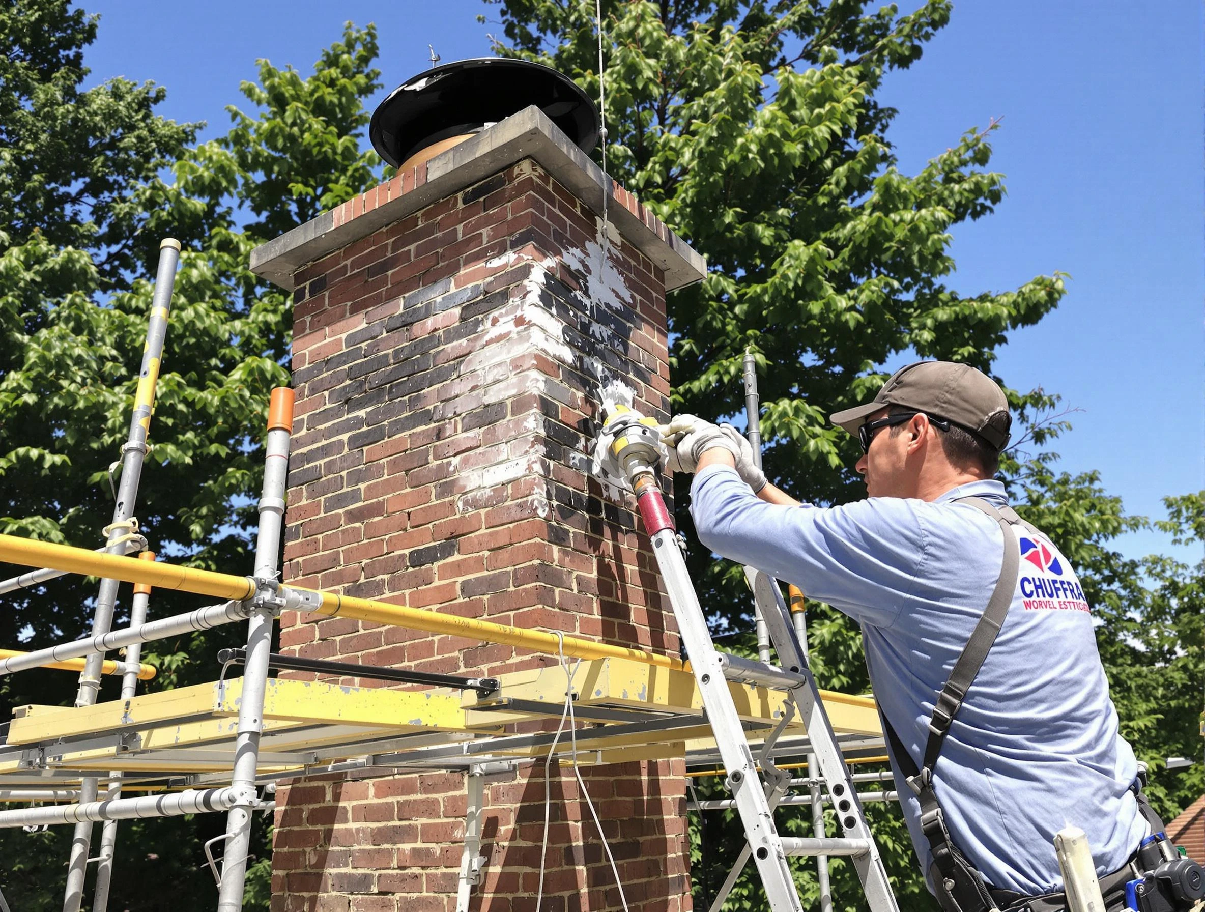 Structural chimney repair by Locust Grove Chimney Sweep in Locust Grove, GA