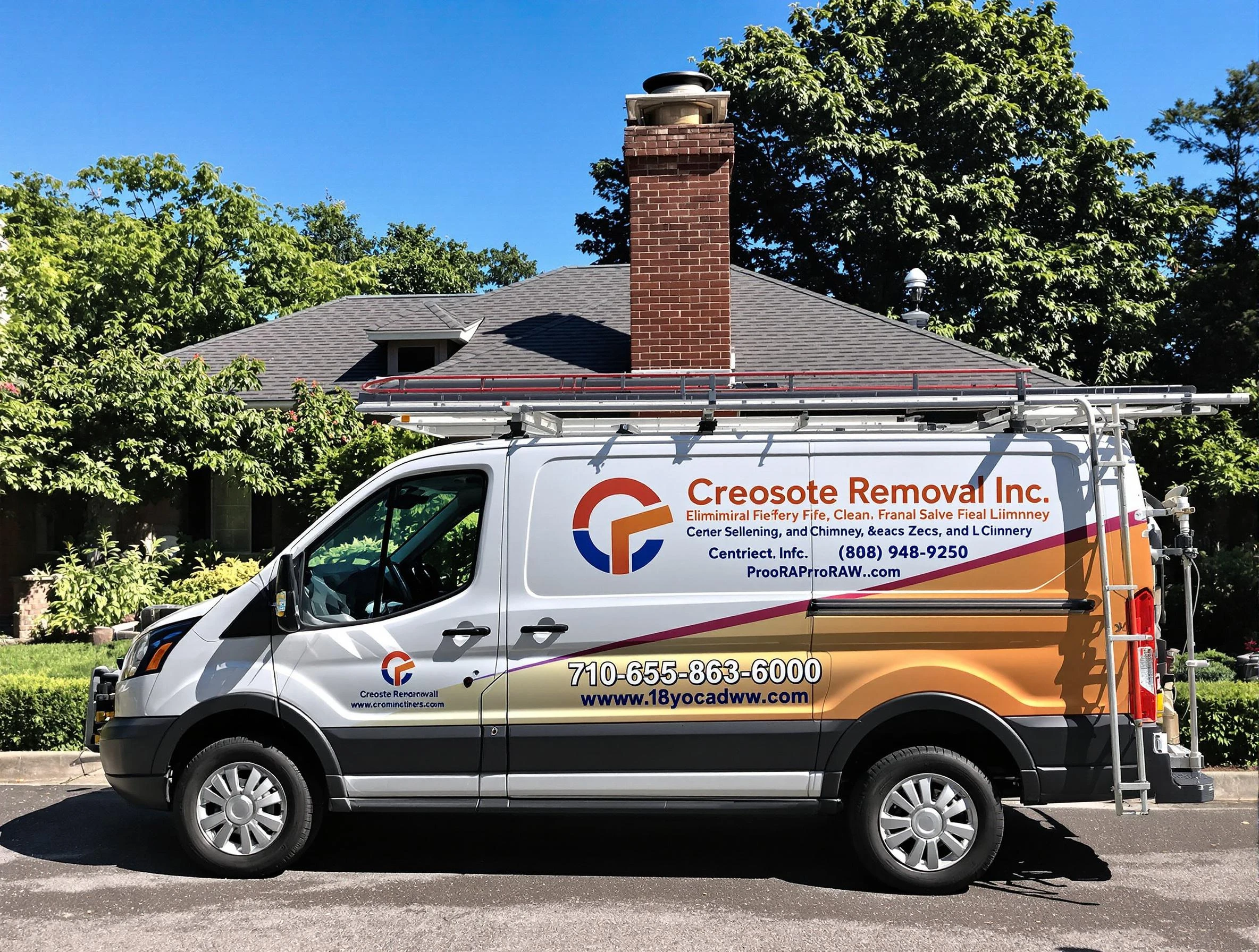 Locust Grove Chimney Sweep technician removing creosote safely in Locust Grove, GA